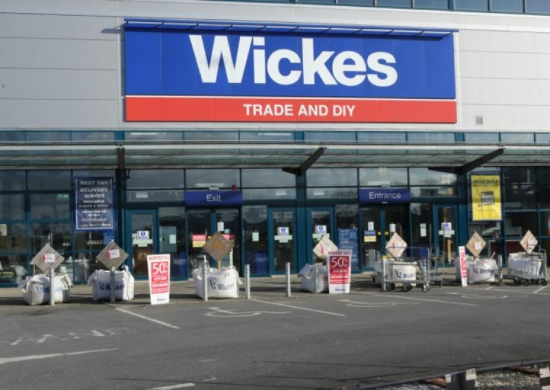 The Wickes DIY and hardware store in Ballysimon