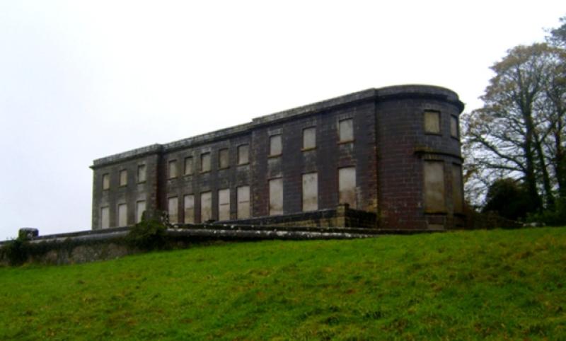 The once magnificent Curraghchase house, now sadly neglected. But Henry Hayes has called on the people of Limerick to rescue it from ruin