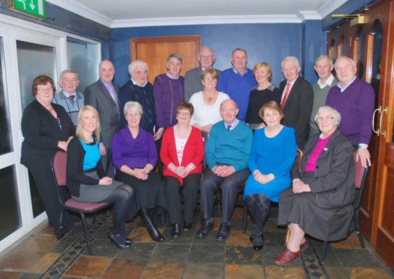 Eighteen is the lucky number: Cappamore Bingo Committee, back, Mary and John Favier, Tom Hogan, Paddy McCormack, Tommy Ryan, Ollie Dillon, Marie O'Donnell, Seamus and Una Ryan, Pat Fogarty, Noel Gleeson, Eddie Murphy, seated, Siobhan and Kathleen Moore, Josephine O'Donoghue, Jerry Duggan, Nuala Walsh and Mary Murphy. Picture: Josephine Blackwell