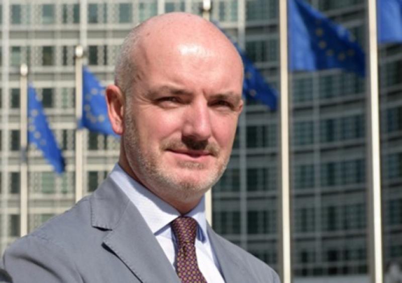 Peter Power, from Kilmeedy, in Brussels this week
