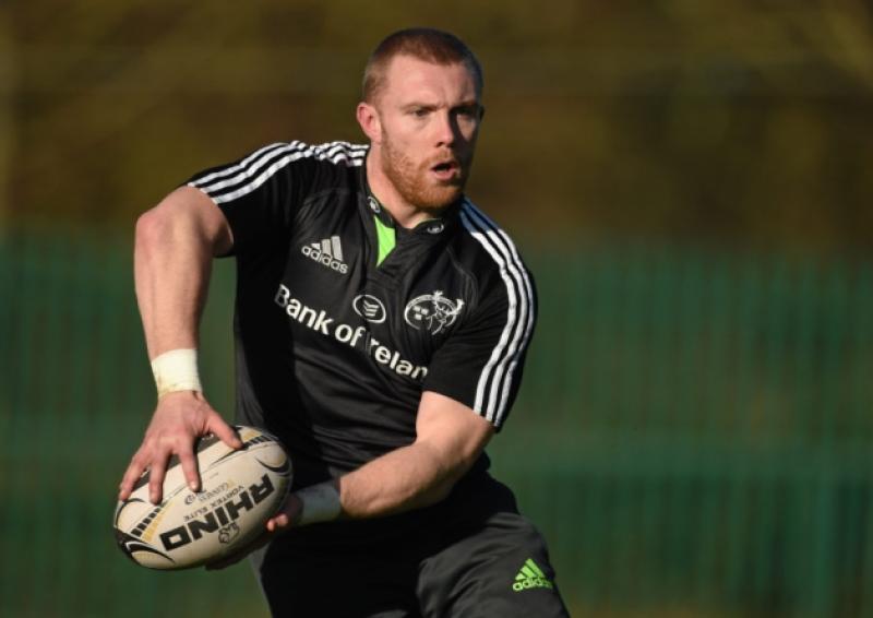 Keith Earls makes his first start of the season for Munster in the province's European Champions Cup clash with Sale Sharks at Thomond Park on Sunday, 3.15pm