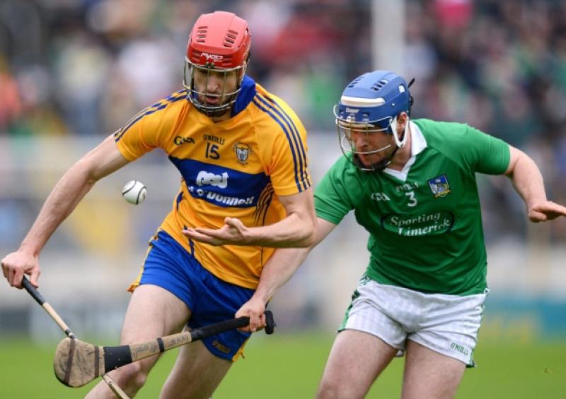 Richie McCarthy in action against Darach Honan during the clash of Limerick and Clare last Summer