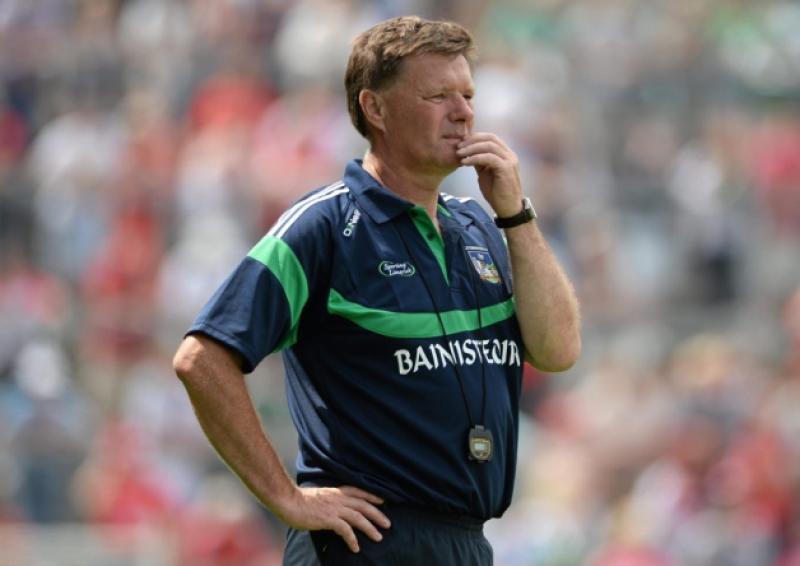 Limerick minor hurling manager Brian Ryan