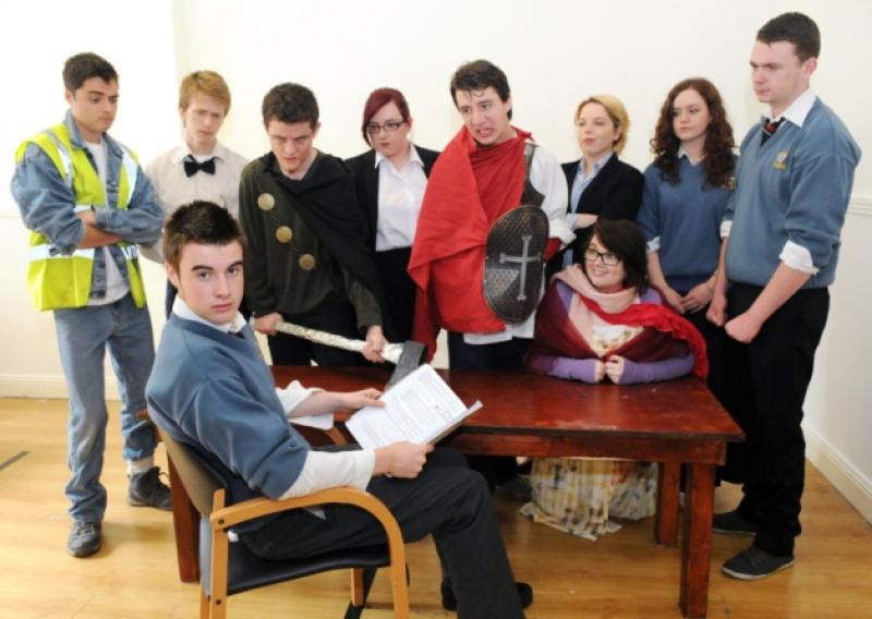 Cast members of Time Travel and the Leaving the Leaving Cert, which will run from Wednesay to Friday to 22 at 69 O'Connell Street