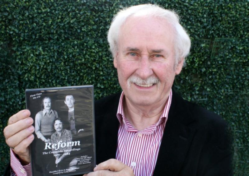 Legacy: Paddy Brennan of Limerick Rock and Roll club with the Reform CD, the first time their music has been released on the format. Picture: Adrian Butler