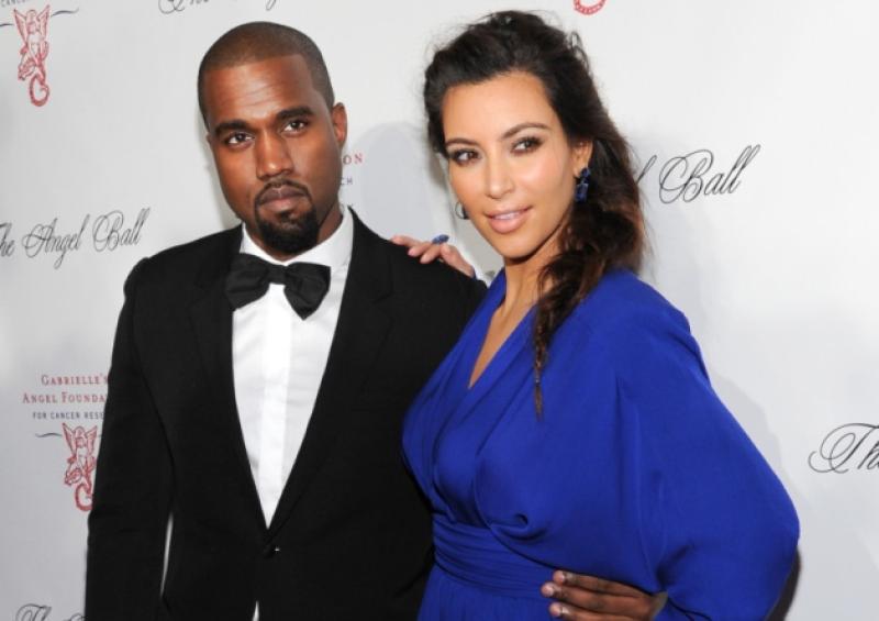 Newly-weds: Kim and Kanye