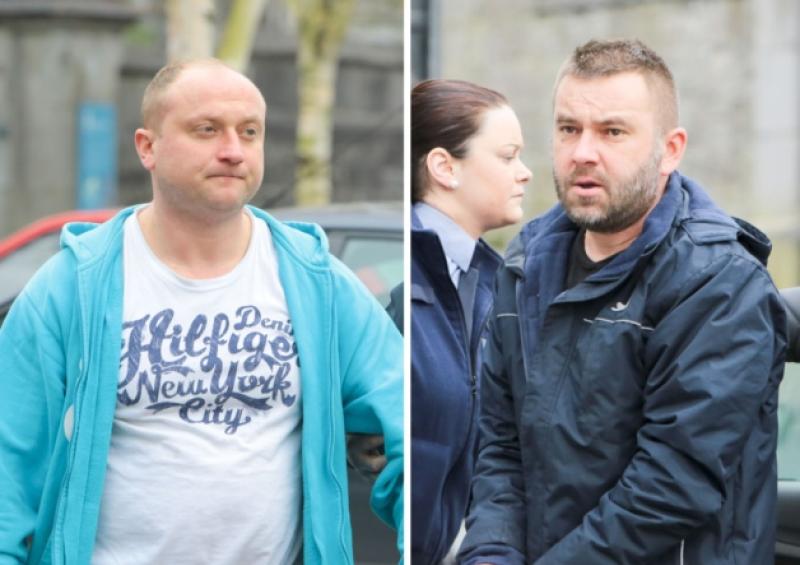 Arthur Pietrziak (left) and Grzegorz Jacniak arriving at Limerick District Court [Picture: Press 22]