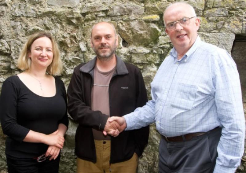 Caoimhe Reidy, Friars Gate Theatre, John Sheehy, writer in residence in the theatre and Robin Lee, director, Friars Gate