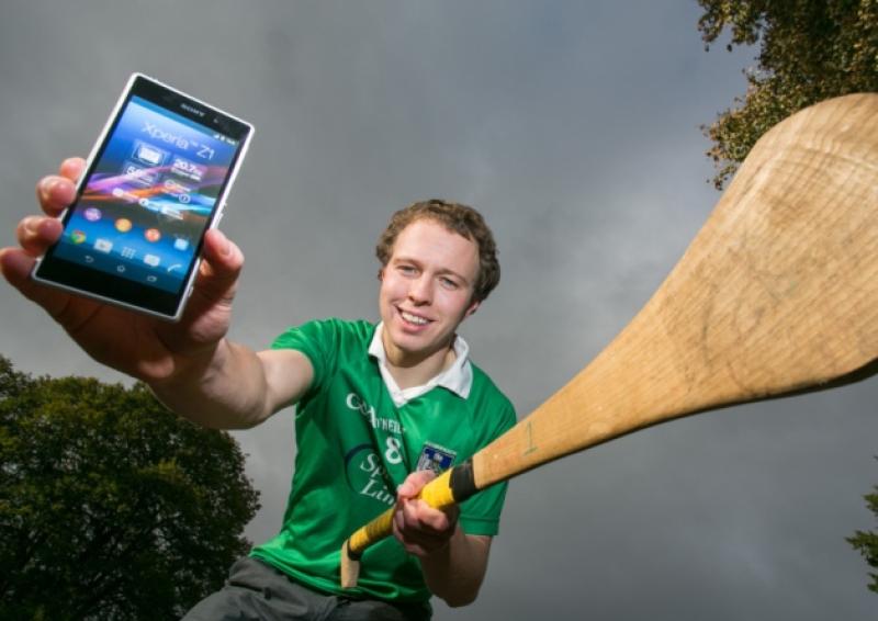 Limerick hurler, Paul Browne, at the launch of Meteor's 4G service in Limerick. Picture: Naoise Culhane