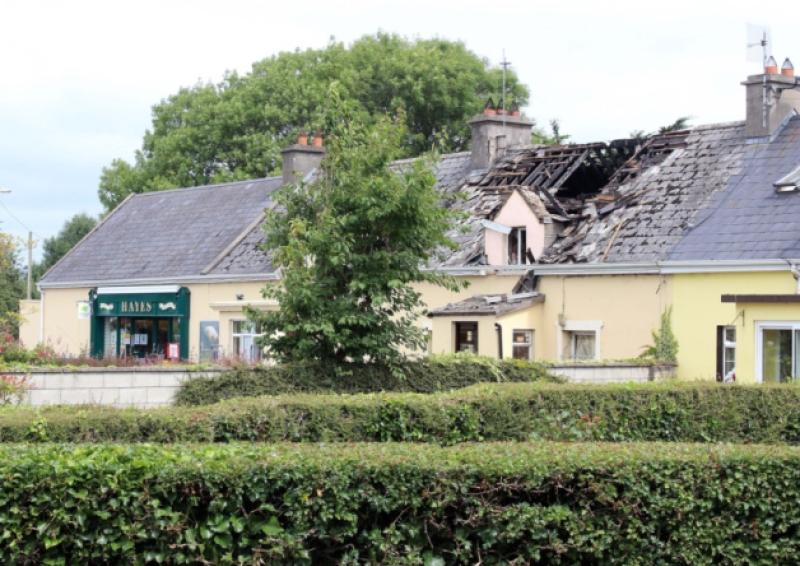 Considerable damage was caused by Monday's fire