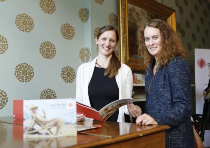 Mary Wycherley and Mairead Vaughan pictured at the launch of the Light Moves festival in Culture House. Picture: Press 22