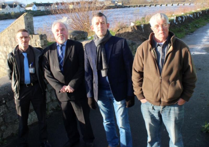 Warren Kiely, John Gilligan, Maurice Quinlivan and Seanie Quinlivan