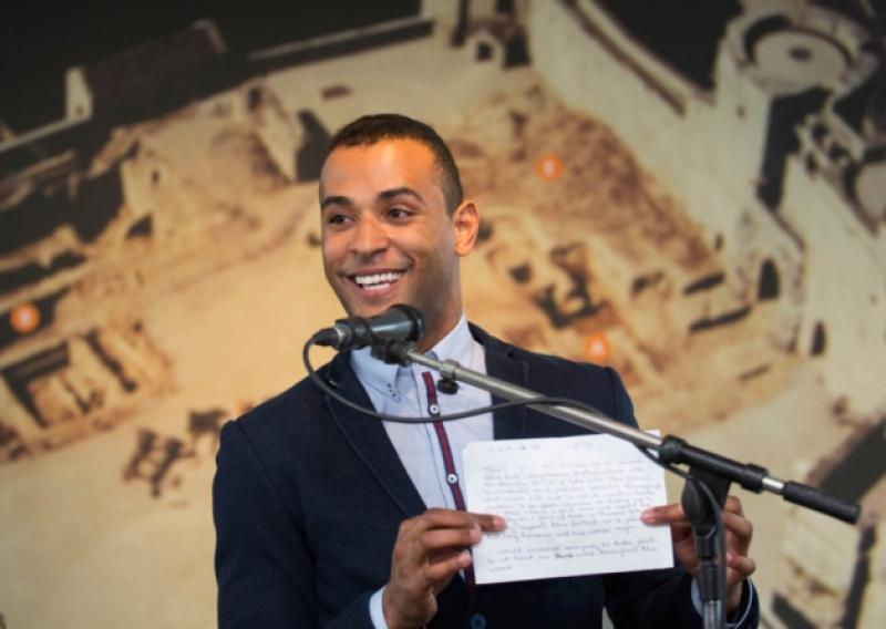 The future is looking bright for Kamal Ibrahim with a baby on the way and three new TV shows in the pipeline. Picture: Alan Place