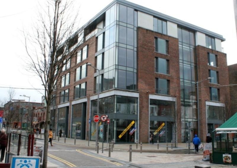 The Thomas Street retail centre, where Starbucks are rumoured to be locating. The reserved signs have been up for several weeks