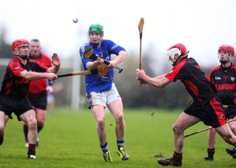 Jimmy O'Sullivan, Feenagh-Kilmeedy, with his eye on the ball against Kenmare Shamrocks in the Munster Club JHC on Sunday