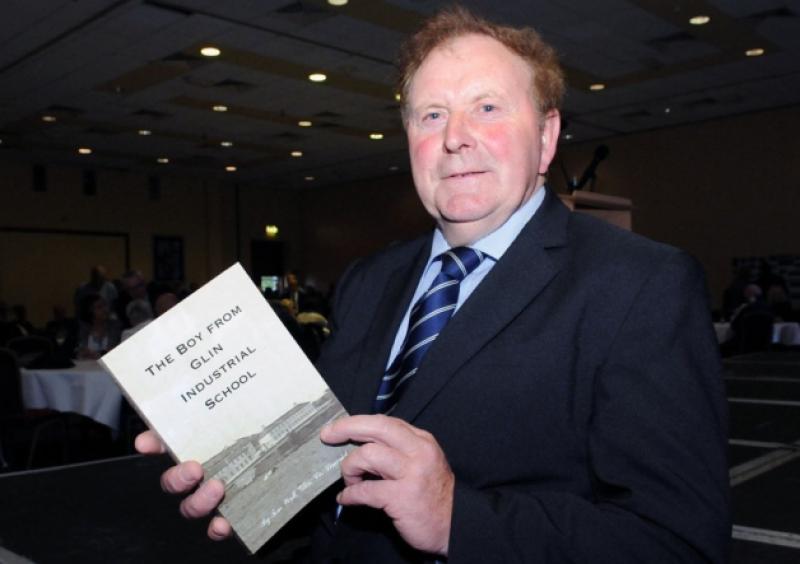 Tom Wall, Glin, a survivor of abuse, is pictured at the launch of his book The Boy from Glin Industrial which is his account of life there from the time he was sent there by the courts at the age of three