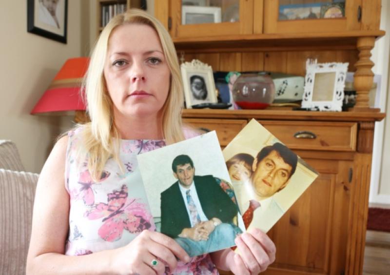 'I knew they failed my father': Hazel O'Kelly with photographs of her late father Patrick. Picture: Liam Burke/Press22