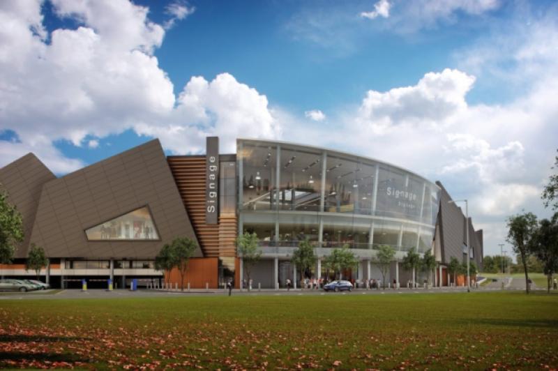 An architect's impression of the Horizon Mall development