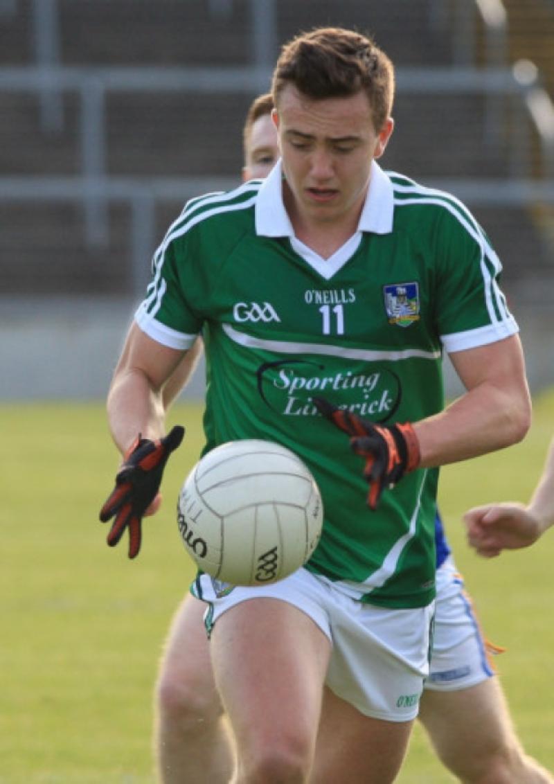 Newcastle West's Cian Sheehan in action this Summer for the Limerick senior footballers