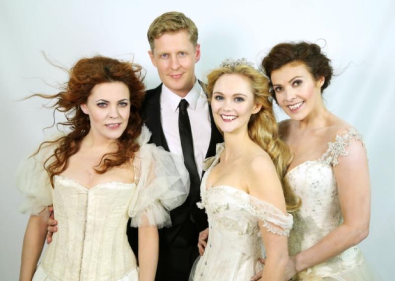 Audio-visual scare: Rachel Tucker, Gerard McCarthy, Jayne Wisener and Kym Marsh in Jonathan Harker & Dracula, coming to the UCH this week. Picture: Kelvin Boyes / Press Eye