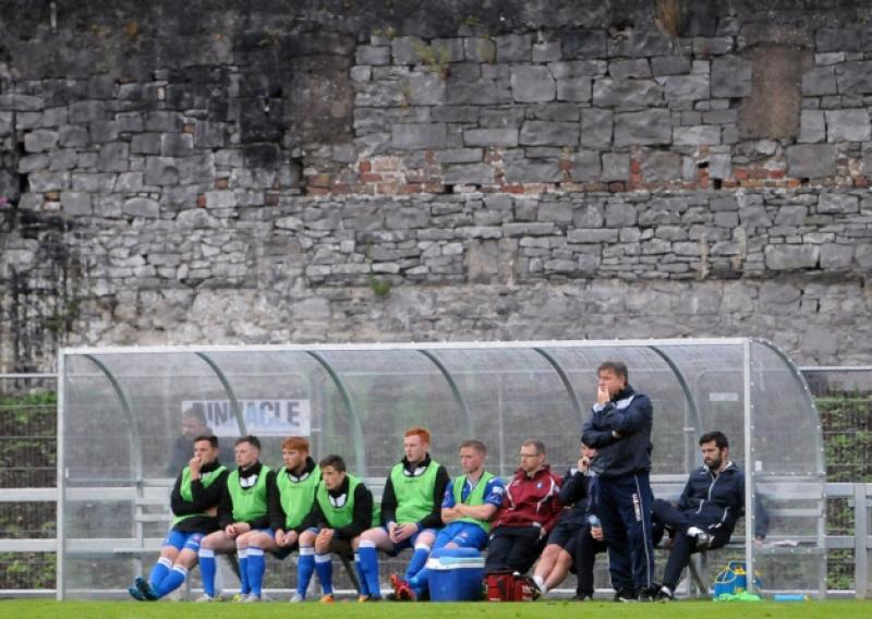 Limerick FC manager Martin Russell looks on as his relegation-threatened side lose 4-2 to Galway Utd in their SSE Airtricity League Premier Division clash at the Markets Field on Saturday night