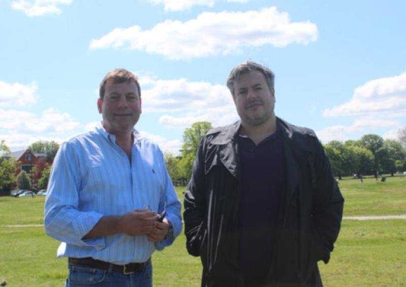 Mark Reed and Rob Crouch, writers of Oliver Reed - Wild Thing
