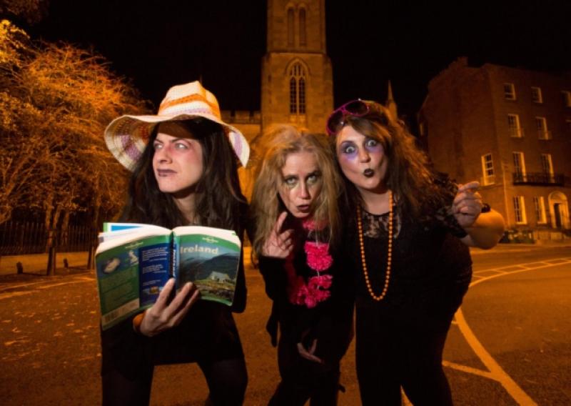 Dark comedy: Joanne Ryan, Cora Fenton, and Marie Boylan launch Pulse II