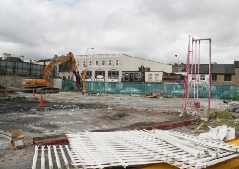 The site of the former petrol station on Parnell Street which has been knocked for a car park. Picture: Adrian Butler