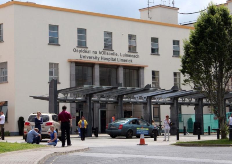 University Hospital Limerick and below, the late Jane McMullen, 91