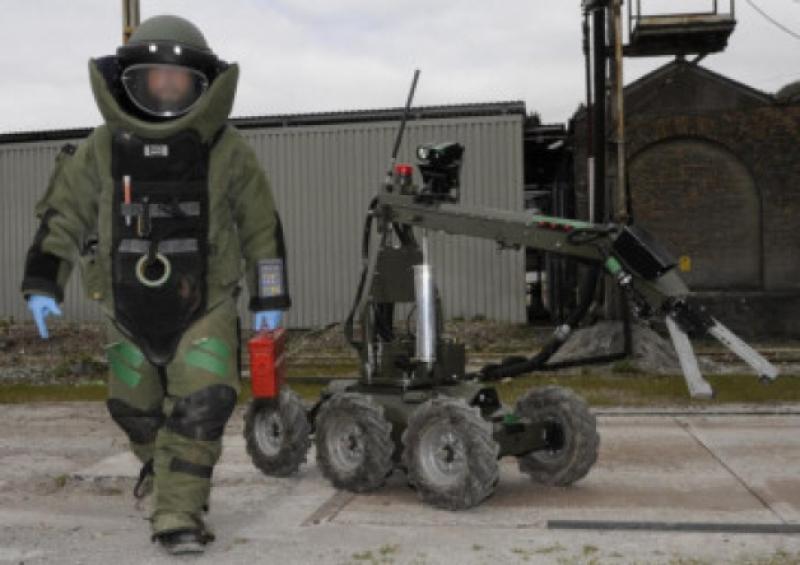 The Army's bomb disposal team made the device safe at a secure location after it was found in Janesboro