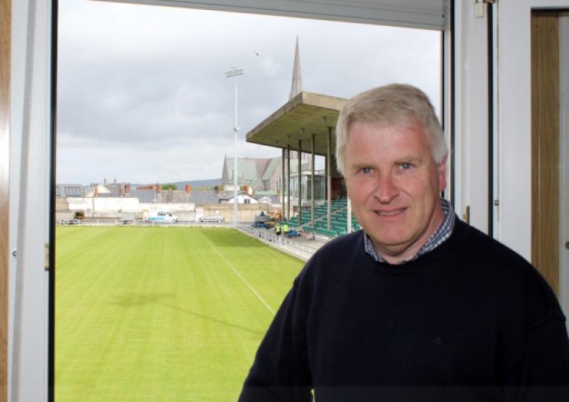 George Lee, of the LEDP, in the Markets Field - which opens for soccer this Friday night