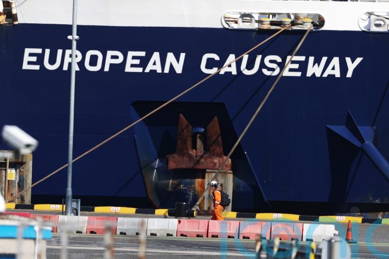 Ship from P&O Ferries deemed 'safe to sail again' after coming adrift in Irish Sea