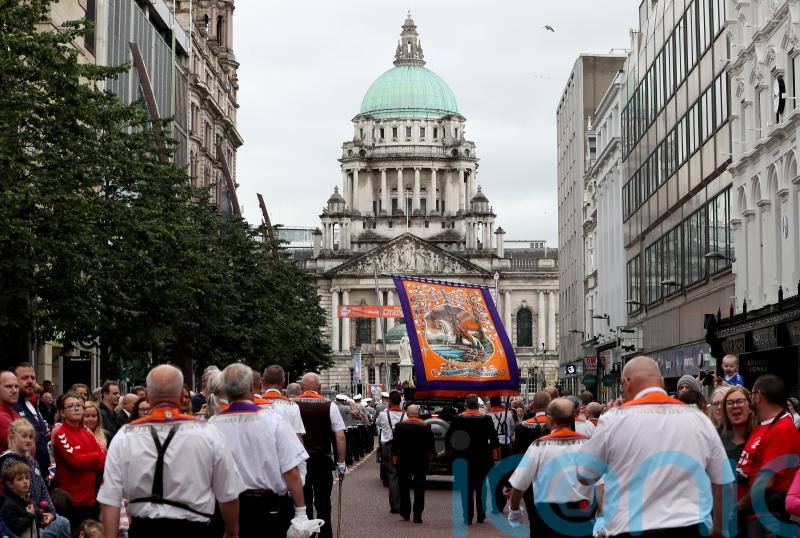 Thousands gather in Belfast to celebrate 100 years of Northern Ireland