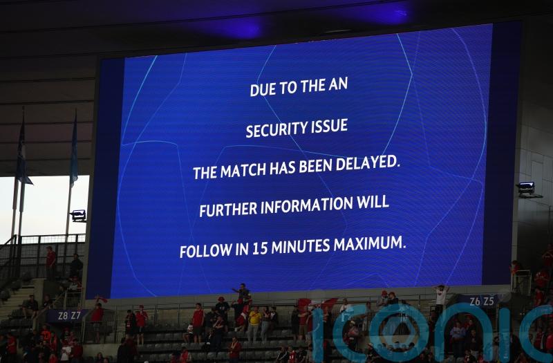 Champions League final delayed for ‘security reasons’