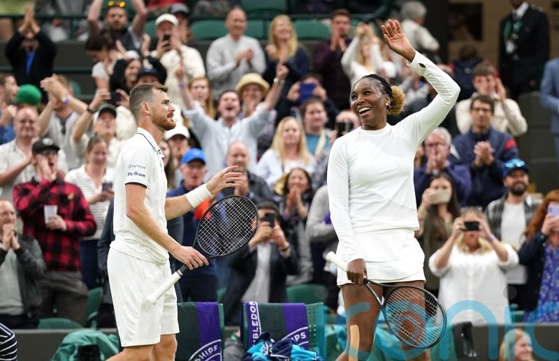Venus Williams teamed with Jamie Murray after she ‘saw grass and got excited’