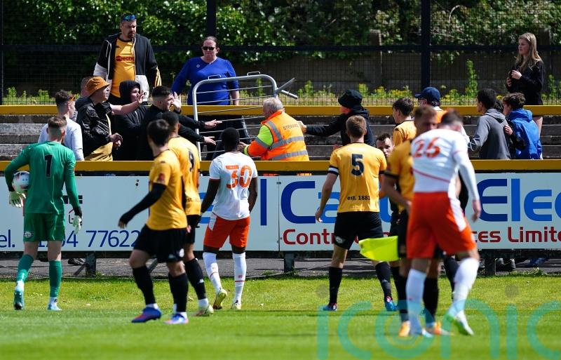 Fighting mars Blackpool’s pre-season friendly at Southport