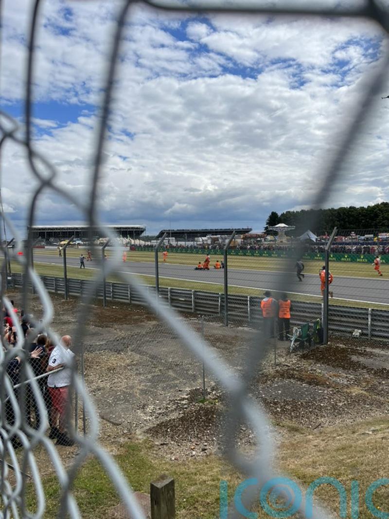 Silverstone protesters remain in custody after ‘irresponsible’ track invasion