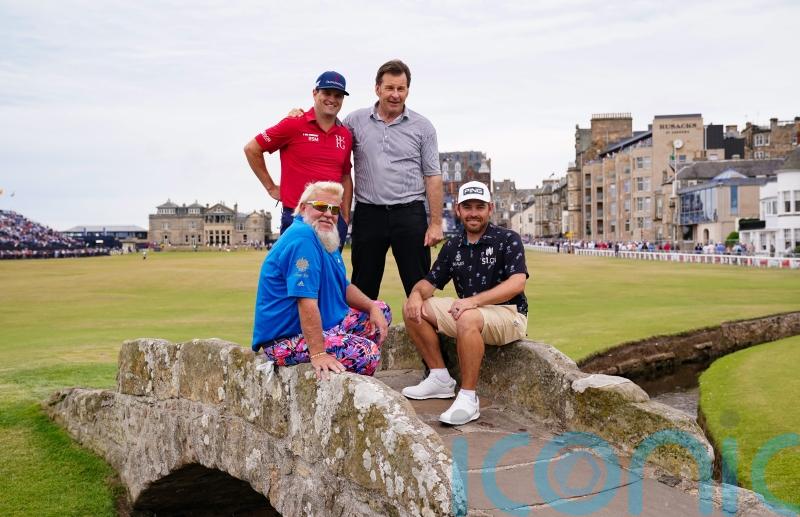Tiger Woods ‘feeling good’ despite defeat to former Open winners at St Andrews