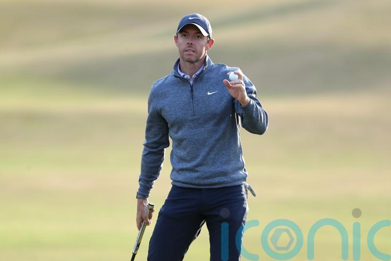 Rory McIlroy delighted to be in Open contention heading into the weekend