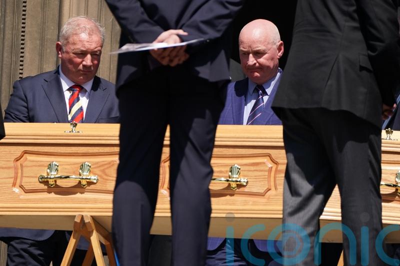 Rangers players past and present pay respects at Andy Goram’s funeral