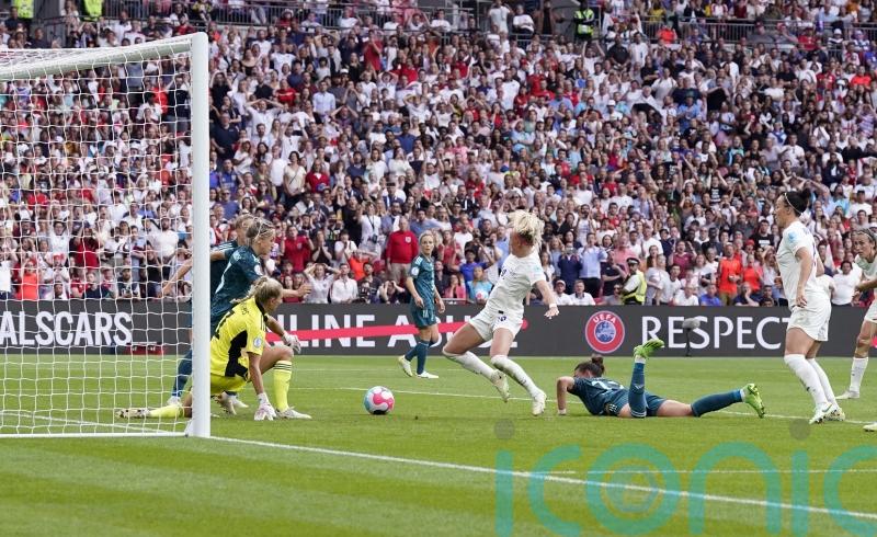 England’s victory over Germany sets record for UK’s most-watched women’s match