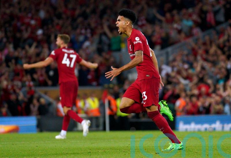 Luis Diaz rescues point for 10-man Liverpool after Darwin Nunez sees red
