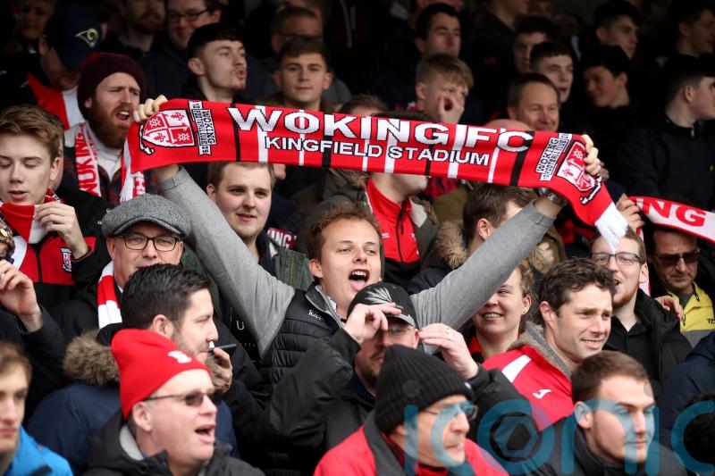 Kyran Lofthouse at the double to give Woking victory over Scunthorpe