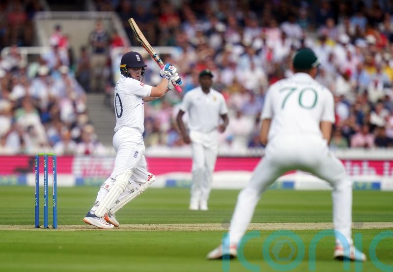 Rain stops play as Ollie Pope bids to lead England recovery against South Africa