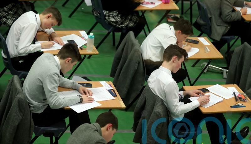 First students to sit exams since pandemic await A-level results