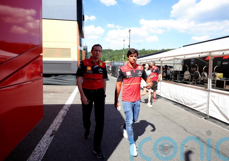 Carlos Sainz leads Ferrari one-two in Belgian Grand Prix practice