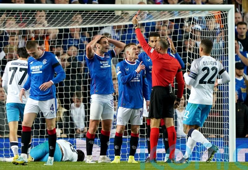 Rangers pay the price for James Sands’ dismissal as Napoli ease to victory