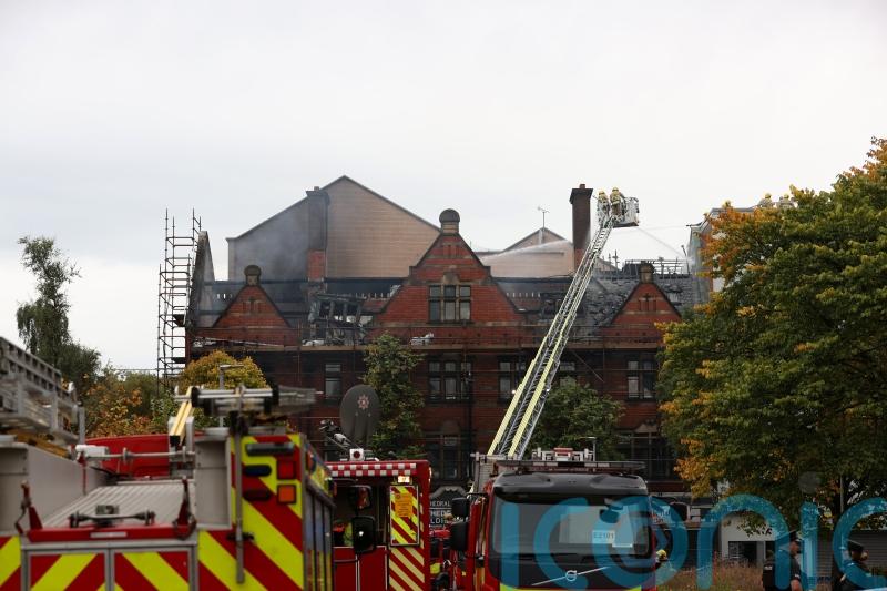 Firefighters tackle blaze in Belfast’s Cathedral Quarter