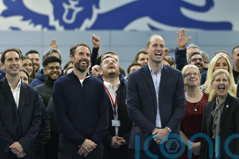 Gareth Southgate welcomes William to St George&rsquo;s &ndash; Wednesday&rsquo;s sporting social