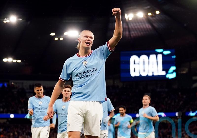 Erling Haaland matches Lionel Messi to make it nine in a row for Pep Guardiola